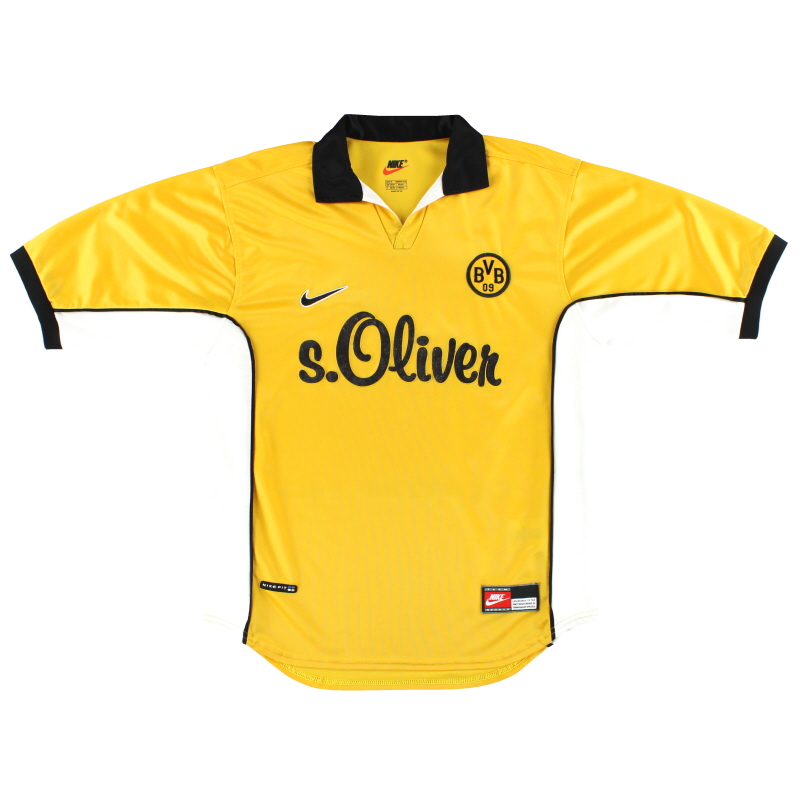 1998-00 Borussia Dortmund Nike Home Shirt S