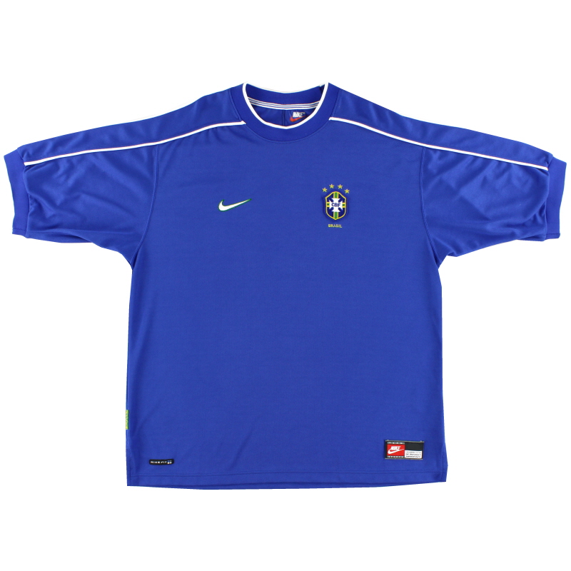 1998-00 Brazil Nike Away Shirt L