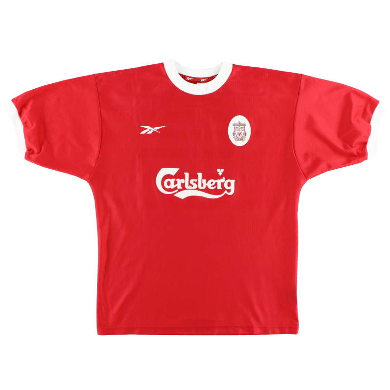 Camiseta 1998-00 del Liverpool Reebok Home L - 981935