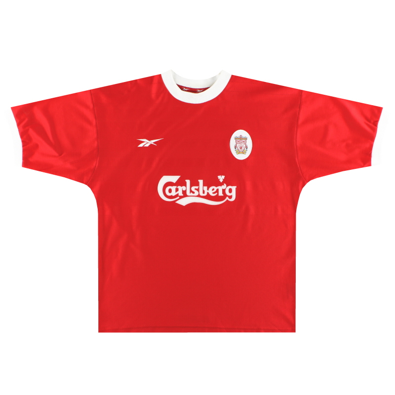 1998-00 Liverpool Reebok Home Shirt M - 981935