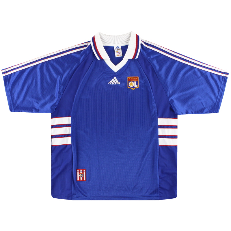 1998-00 Lyon adidas Away Shirt XL - 612689