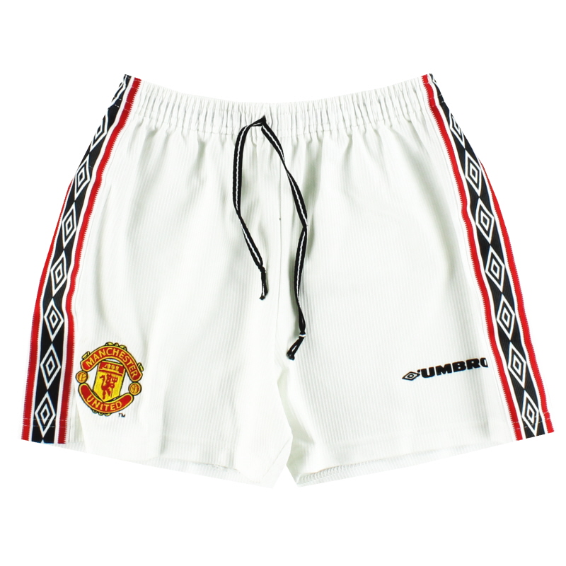 1998-00 Manchester United Umbro Home Shorts M.Boys