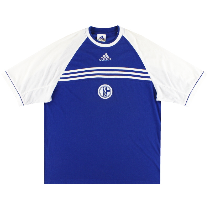 1998-00 Schalke adidas Training Shirt L/XL