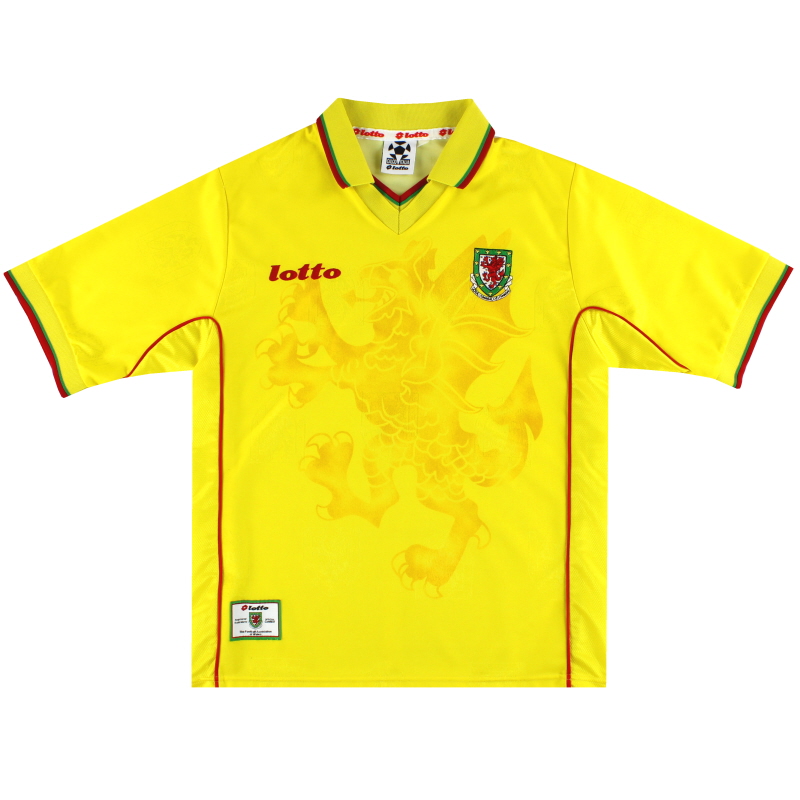 1998-00 Wales Lotto Away Shirt M