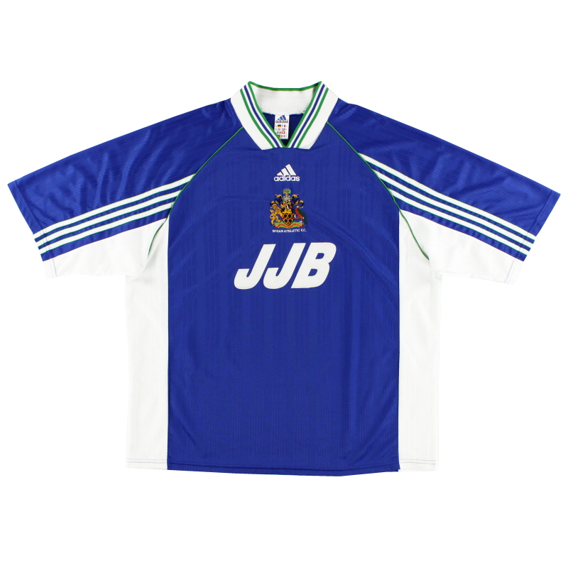 1998-00 Wigan adidas Home Shirt *Mint* L