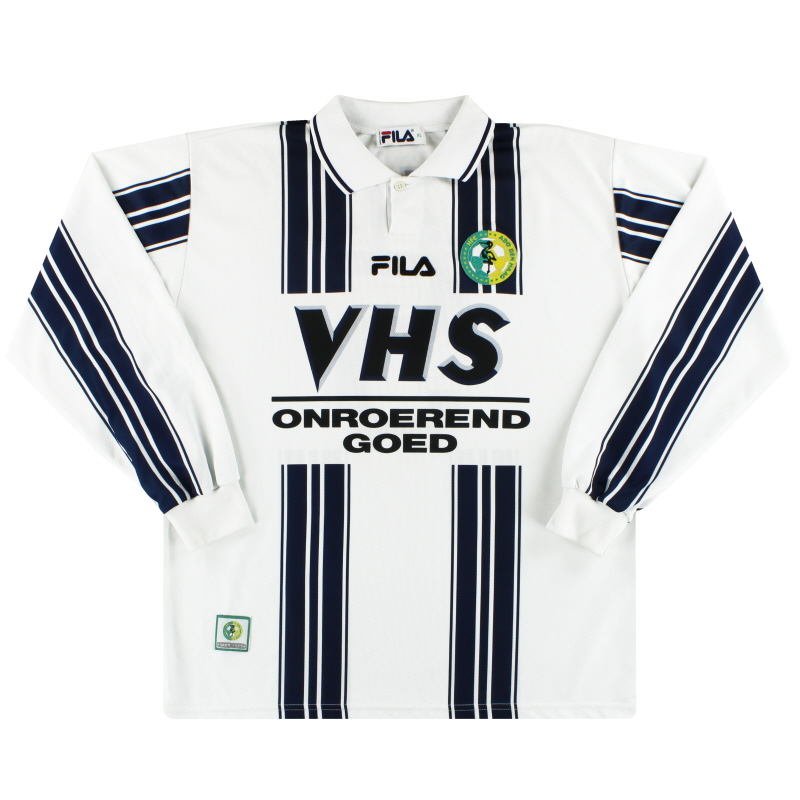 Me fight Entanglement 1998-99 ADO Den Haag Fila Player Issue Away Shirt #5 L/S XL