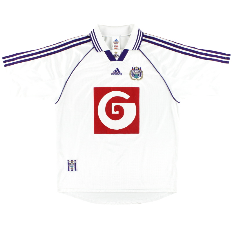 1998-99 Anderlecht adidas Home Shirt *Mint* S