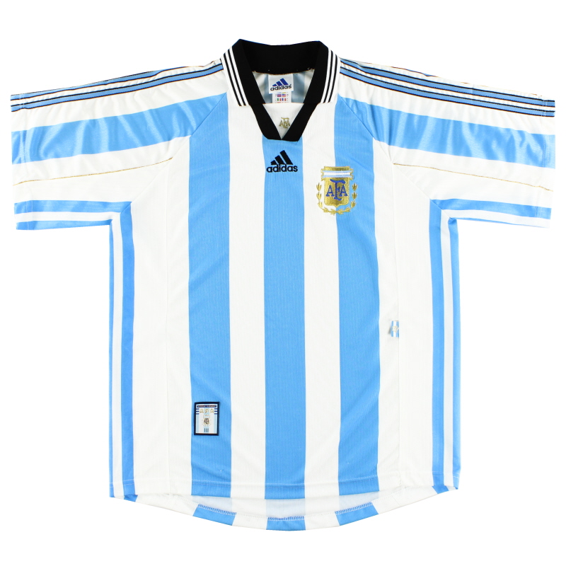 1998-99 Argentina adidas Home Maglia L.Boys