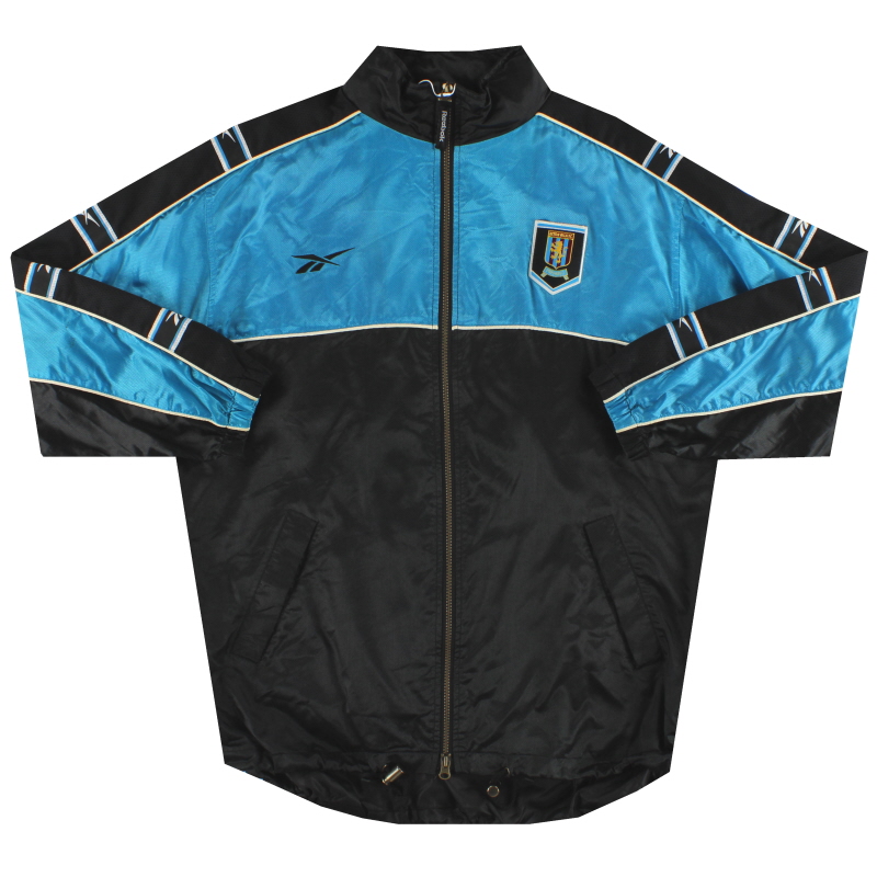 1998-99 Aston Villa Reebok Hooded Rain Coat L