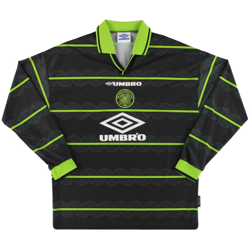 1998-99 Celtic Umbro Away Shirt L/S M
