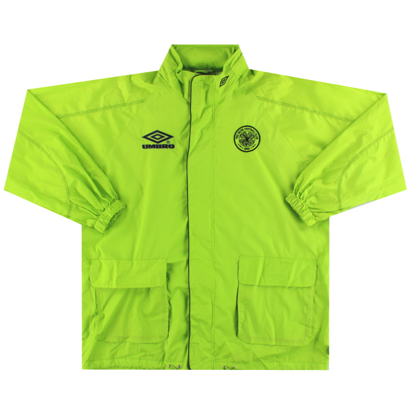 1998-99 Celtic Umbro Hooded Rain Jacket L