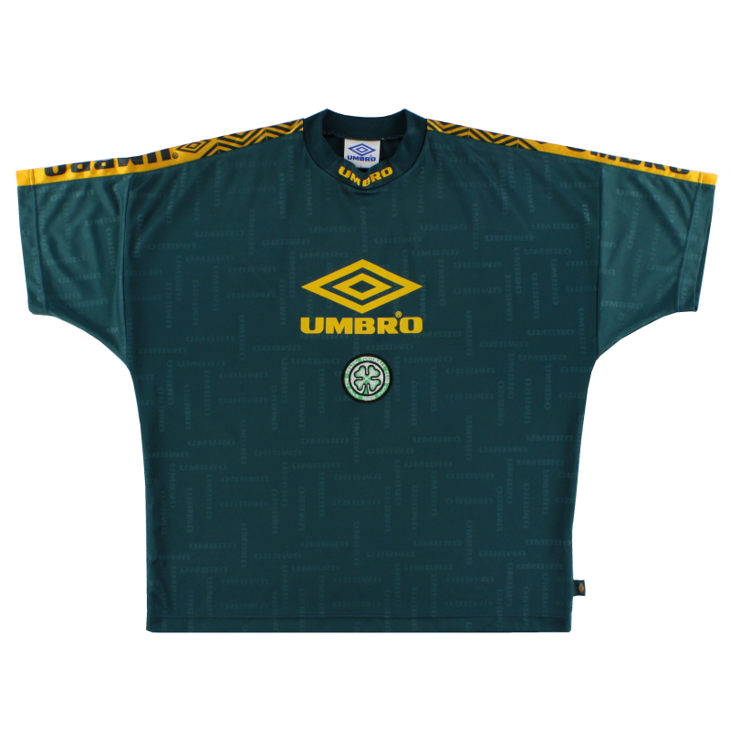 Kakadu Waakzaam golf 1998-99 Celtic Umbro Training Shirt *Mint* L