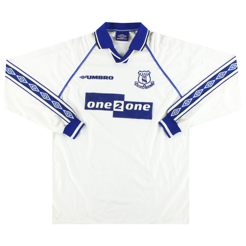Maillot Extérieur Everton Umbro 1998-99 L/S XL