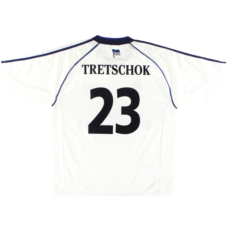 1998-99 Hertha Berlin adidas Away Shirt Tretschok #23 XL