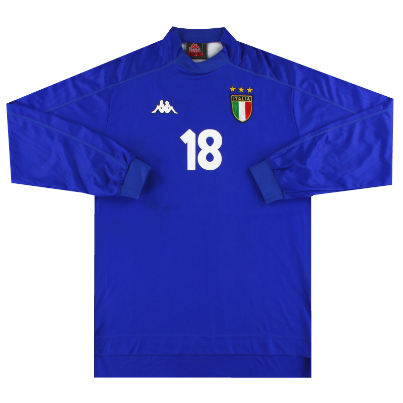 1998-99 Italy Match Issue Home Shirt #18 L/S XL
