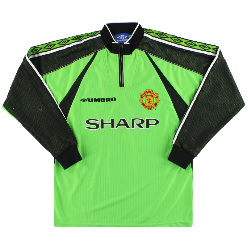 1998-99 Манчестер Юнайтед Umbro Футболка вратаря L