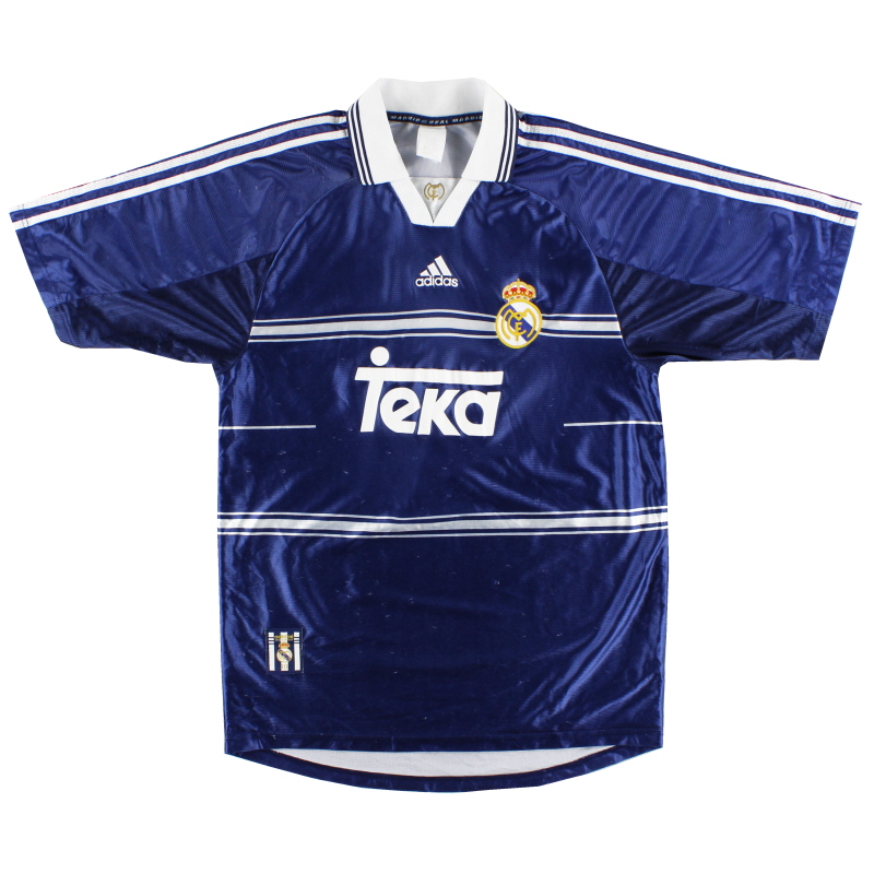 1998-99 Real Madrid adidas Away Shirt M