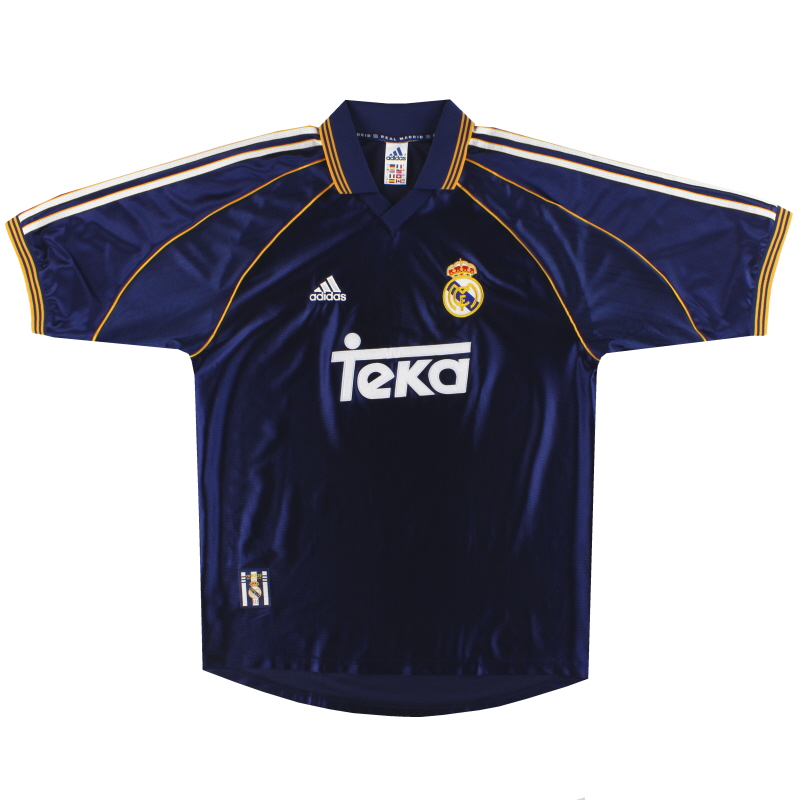 1998-99 Real Madrid adidas Third Shirt *Mint* L