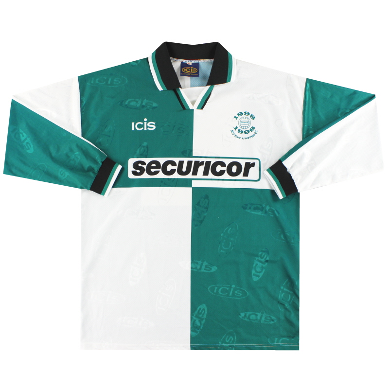 1998-99 Camiseta visitante del Sutton United L / S XL