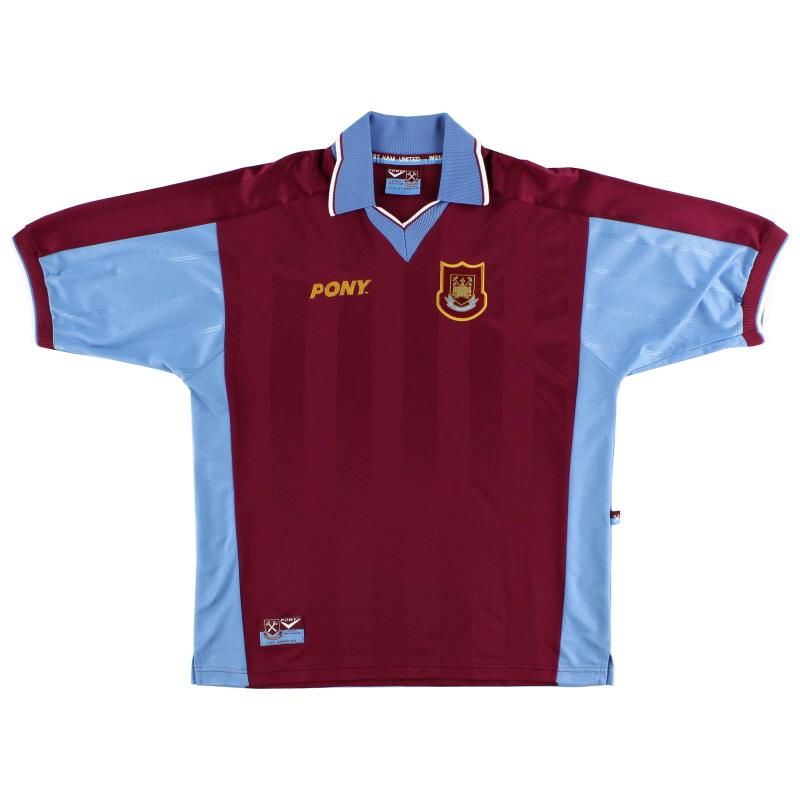 1997-98 West Ham Pony Home Shirt S
