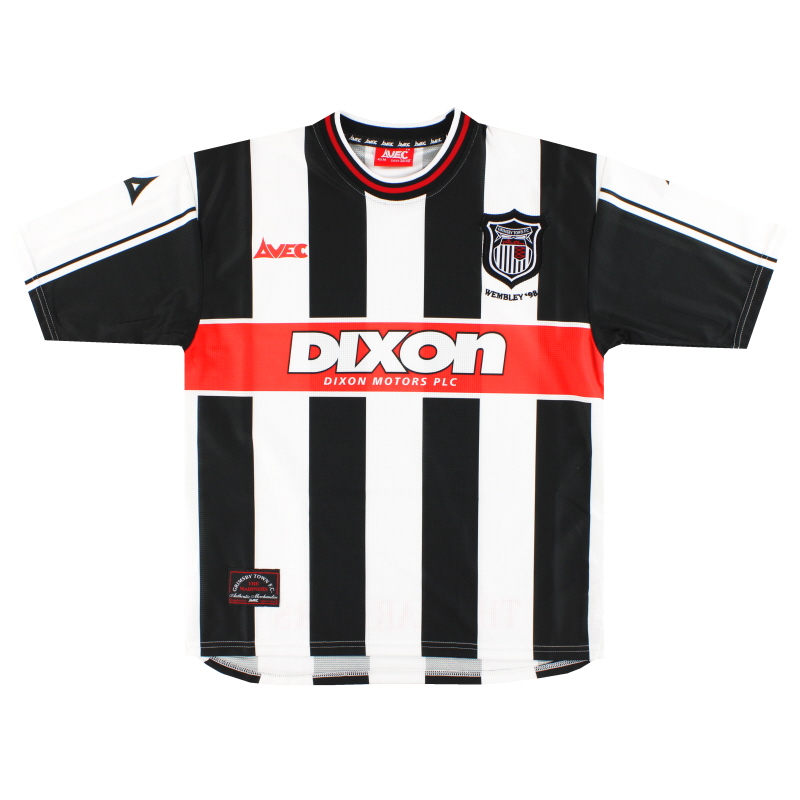 1998 Домашняя футболка Grimsby 'Wembley 98' *Как новая* M