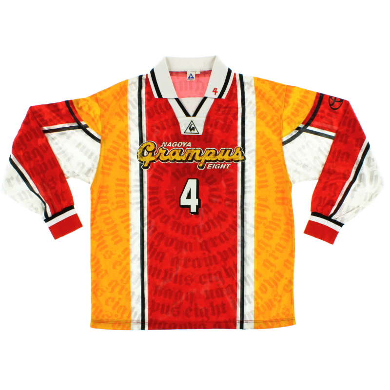 1998名古屋グランパスエイトマッチイシューホームシャツ＃4 L / S XL