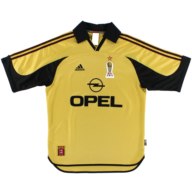 1999-00 AC Milan adidas Centenary Fourth Shirt XXL