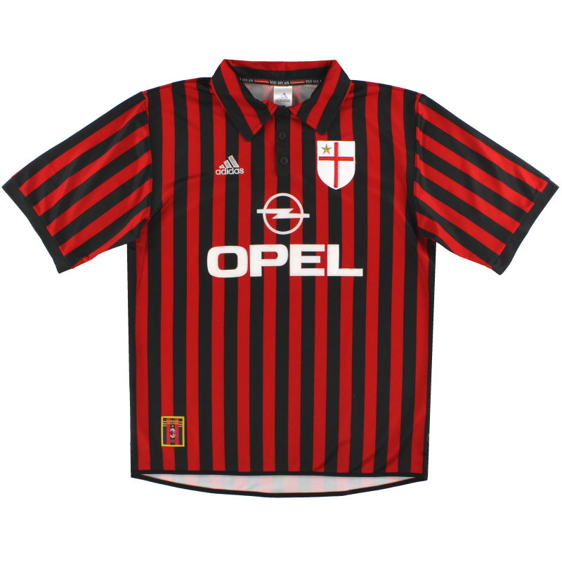 1999-00 AC Milan Centenary Home Shirt L - 627133