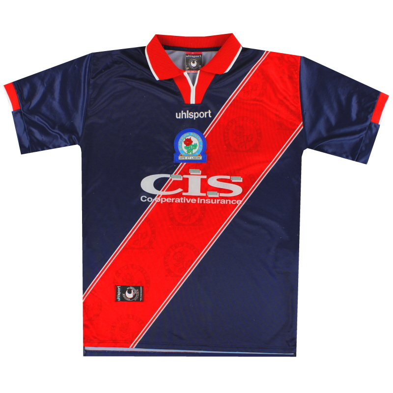 1999-00 Blackburn Uhlsport tercera camiseta L
