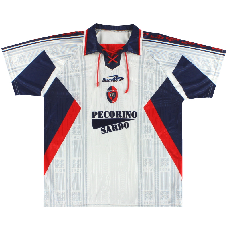 1999-00 Cagliari Biemme Away Shirt #6 XXL