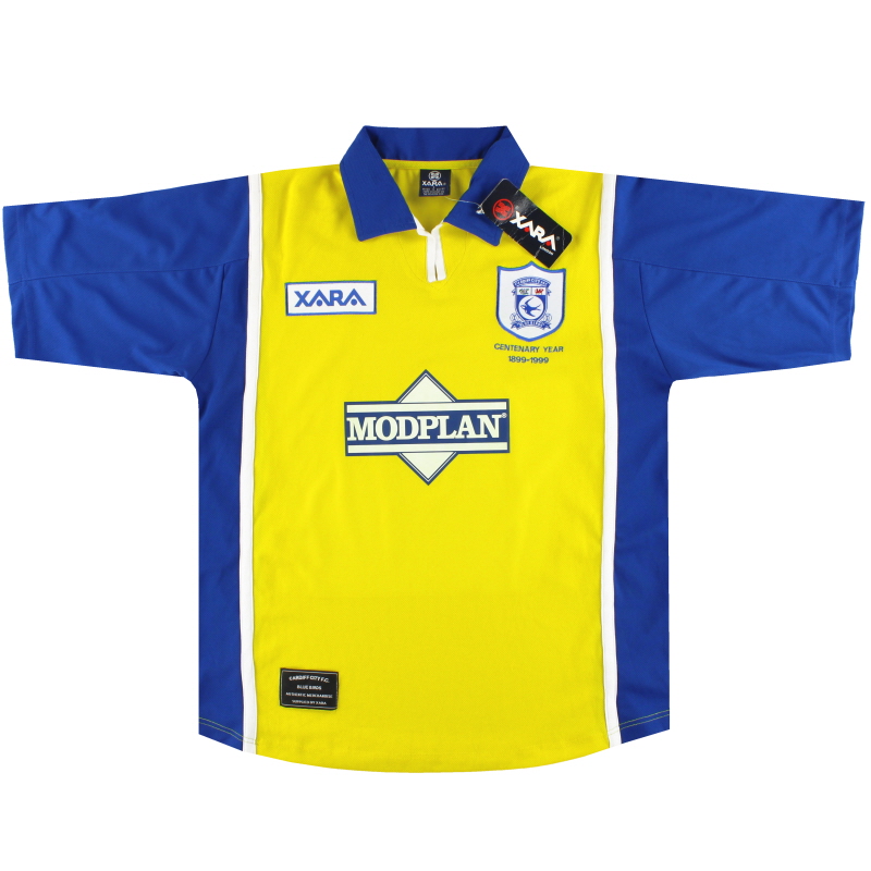 1999-00 Cardiff City Centenary Away Shirt *w/tags* L