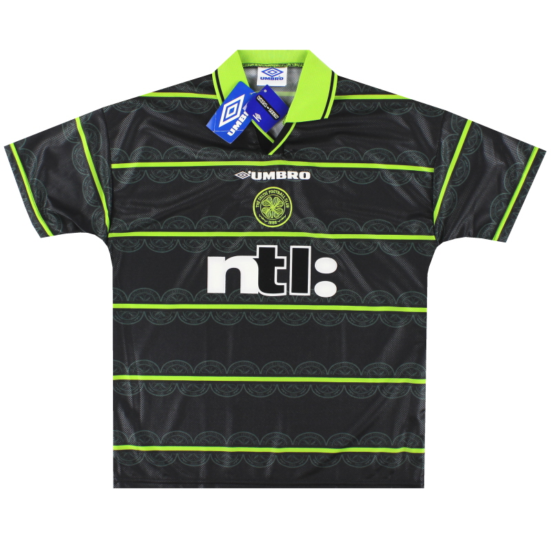 1999-00 Celtic Umbro Auswärtstrikot *mit Etiketten* L – 735342