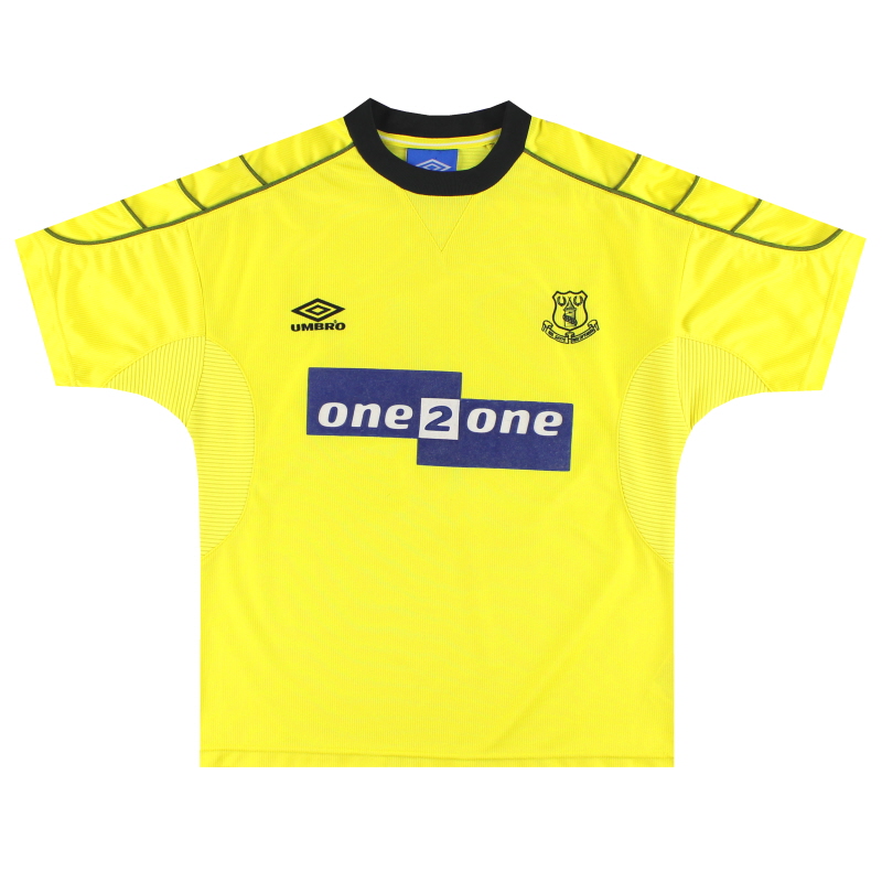 1999-00 Camiseta de visitante del Everton Umbro XL para niños