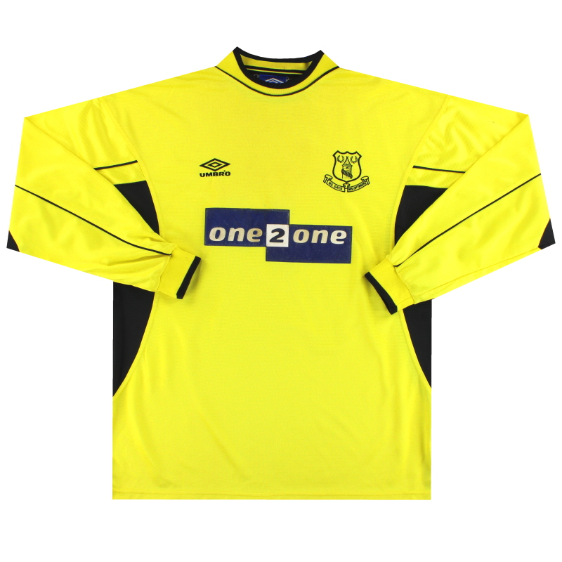 1999-00 Everton Umbro Goalkeeper Shirt XL