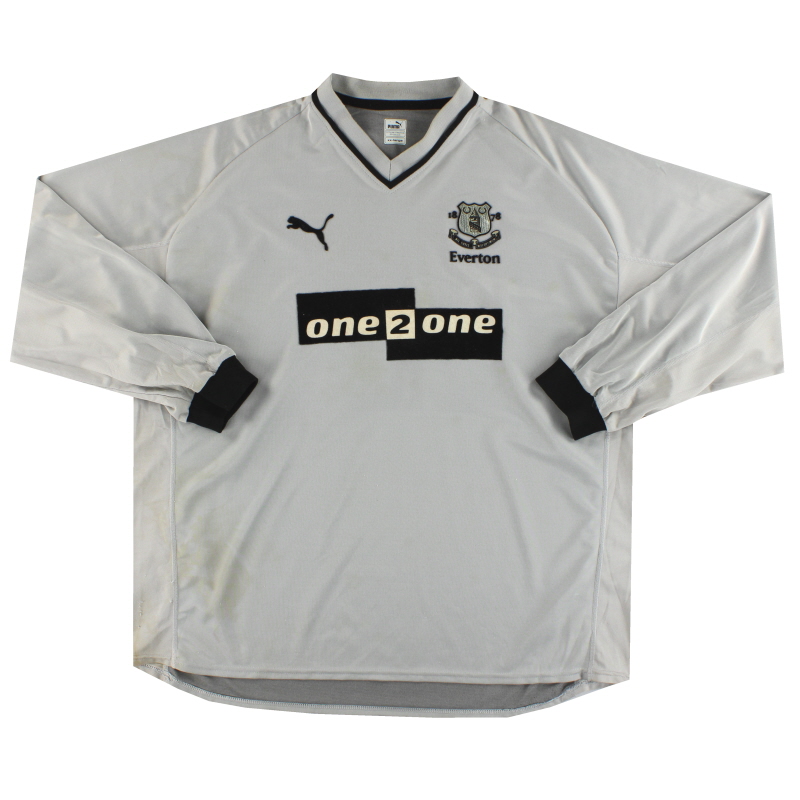 1999-00 Everton Umbro Third Shirt L/S XXL