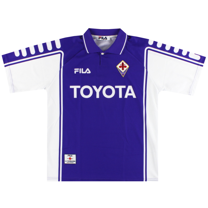 1999-00 Fiorentina Fila Home Shirt *Mint* L