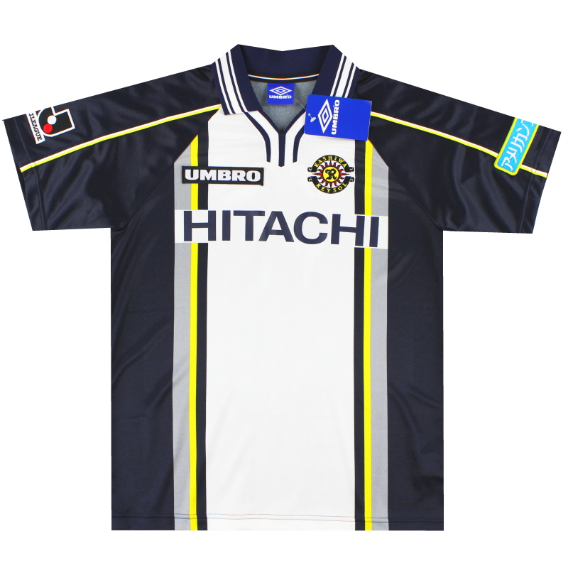 1999-00 Kashiwa Reysol Umbro Auswärtstrikot *mit Etiketten* M/L – UDS6915A