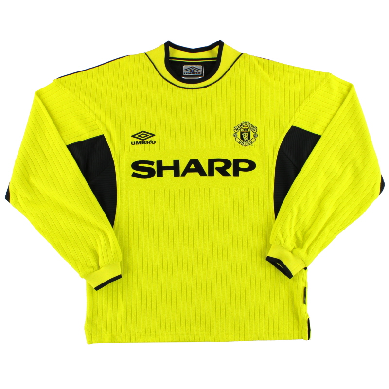 1999-00 Manchester United Umbro Goalkeeper Shirt *As New* Y