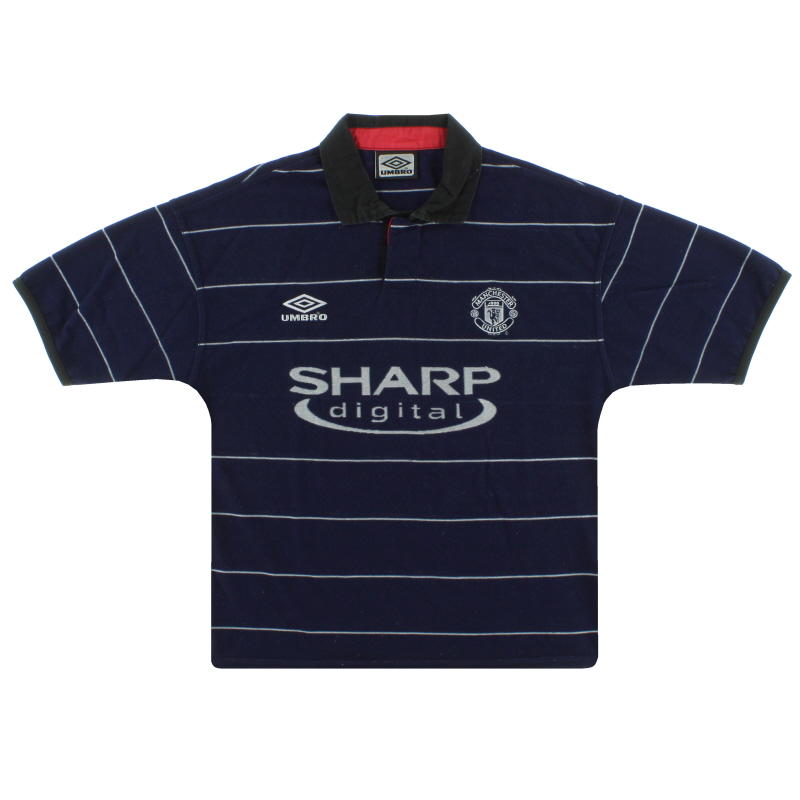 1999-00 Manchester United Umbro Away Shirt M.Boys