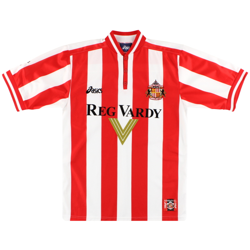 Camiseta de local del Sunderland Asics 1999-00 * Menta * L