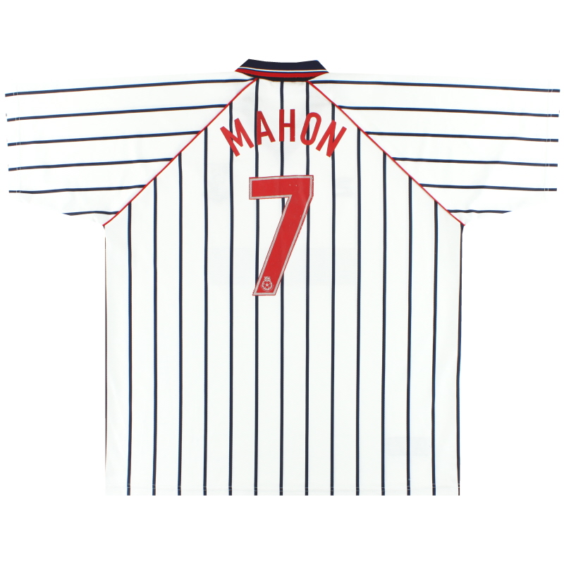 1999-00 Tranmere Rovers Patrick Home Shirt Mahon #7 XXL