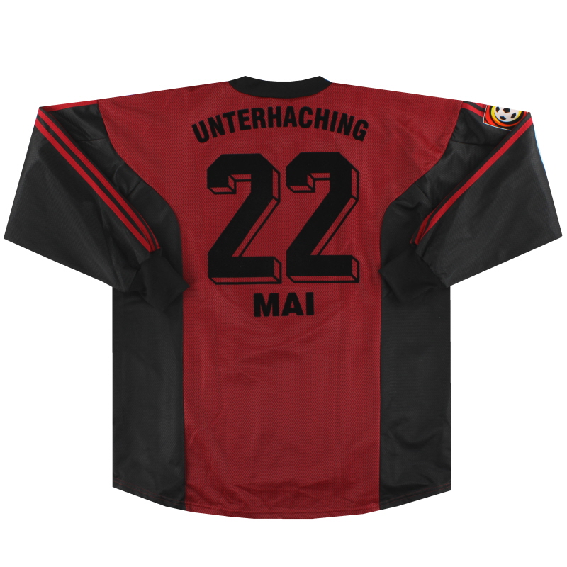 1999-00 Unterhaching adidas Player Issue Gk Shirt Mai #22 XXL