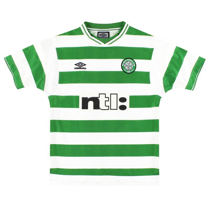 1999-01 Celtic Umbro Home Shirt *As New* M - 735550/JHH/M