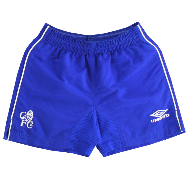 1999-01 Chelsea Umbro Home Shorts M.Boys