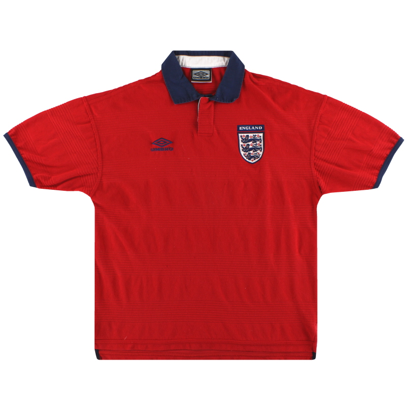 1999-01 Inghilterra Umbro Maglia Away XXL