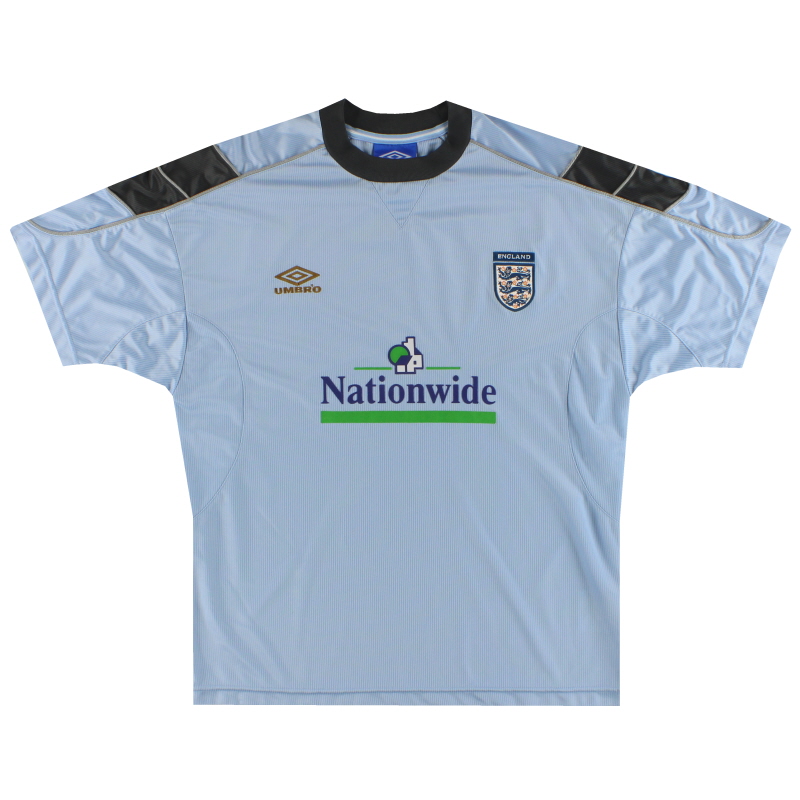 1999-01 England Umbro Player Issue Trainingsshirt XL