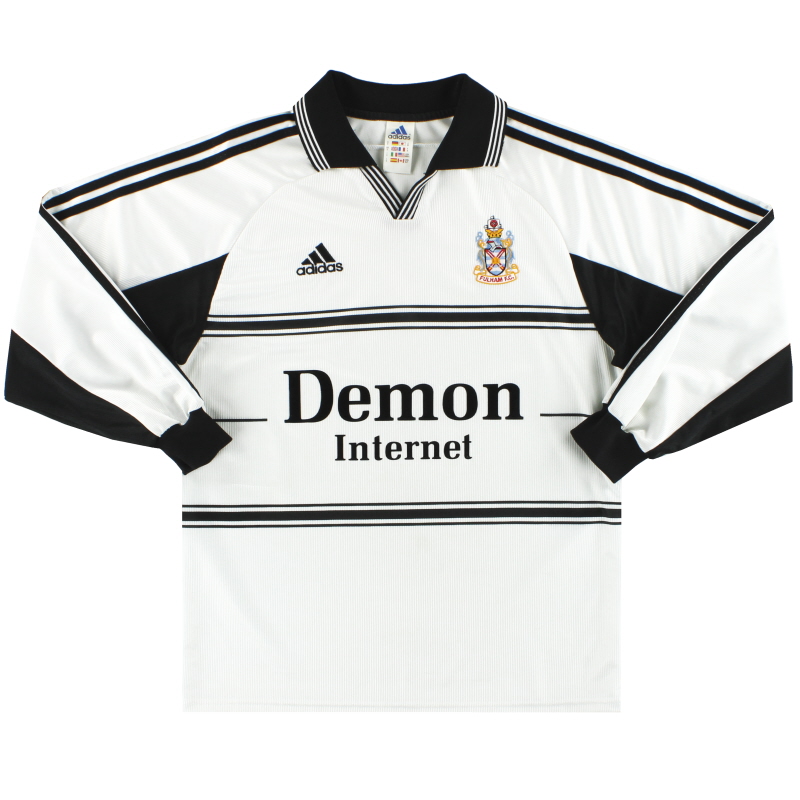 1999-01 Fulham adidas Home Shirt L/S S