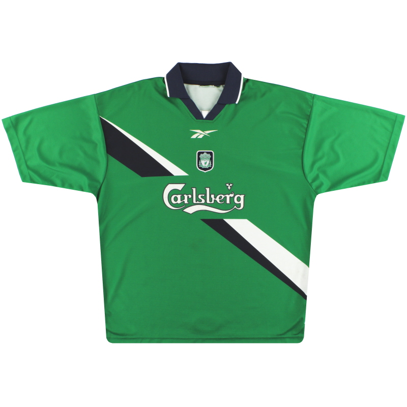 T-Shirts 1999-01 Liverpool Reebok Away Shirt XL