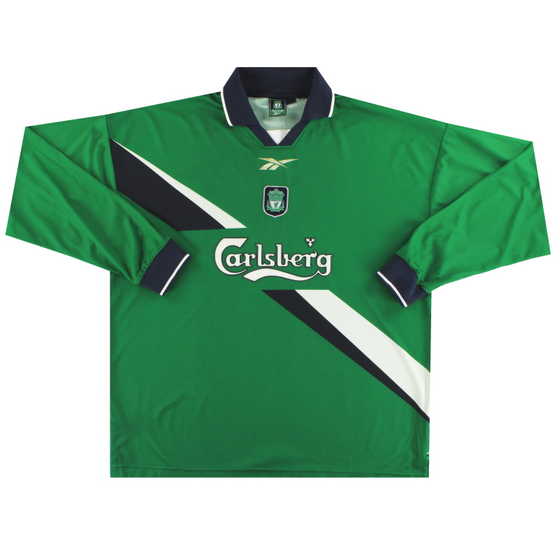 1999-01 Liverpool Reebok Away Shirt L/S XL