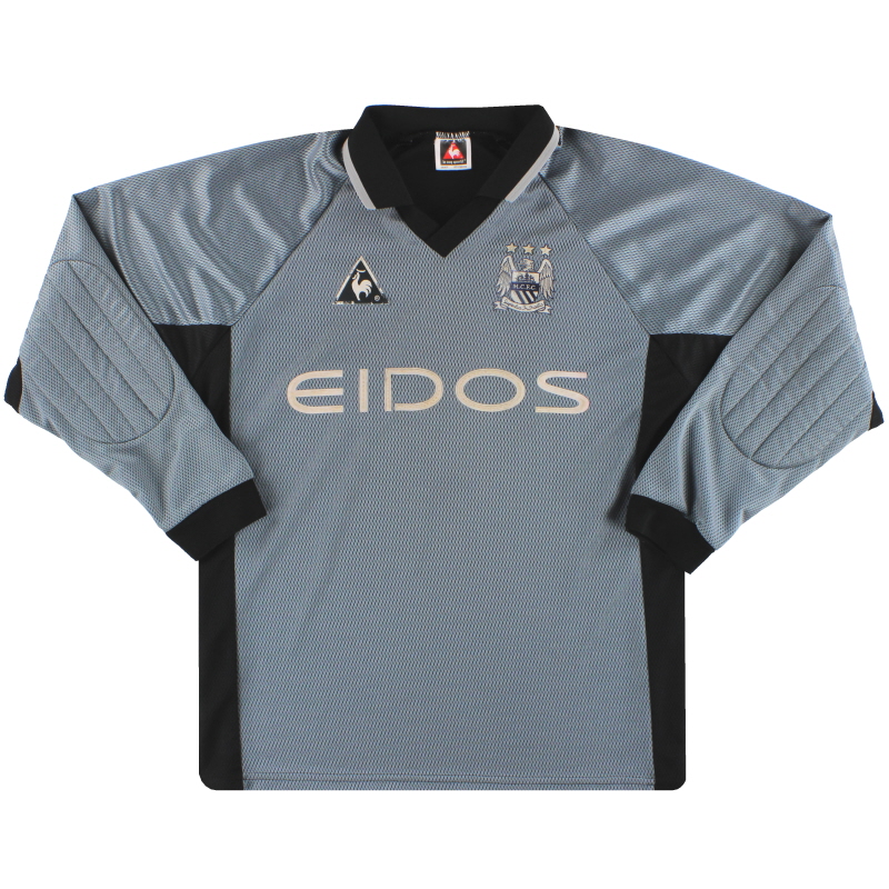 1999-01 Manchester City Le Coq Sportif Goalkeeper Shirt #1 M